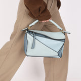 Loewe Tricolor Small Puzzle Bag Blue