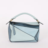 Loewe Tricolor Small Puzzle Bag Blue