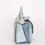 Loewe Tricolor Small Puzzle Bag Blue