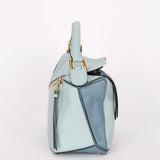 Loewe Tricolor Small Puzzle Bag Blue