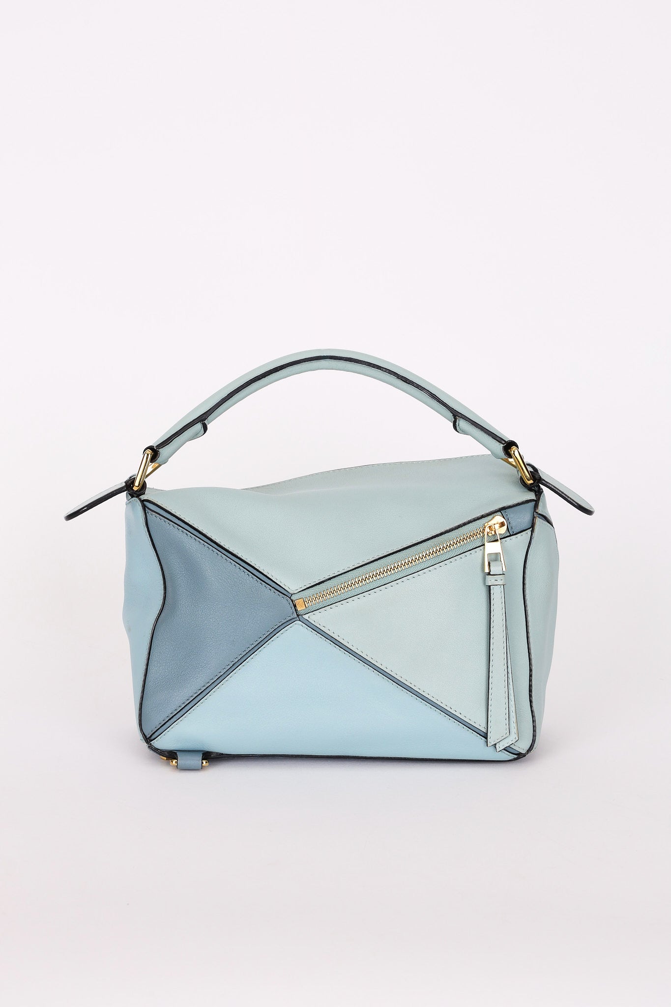 Loewe Tricolor Small Puzzle Bag Blue