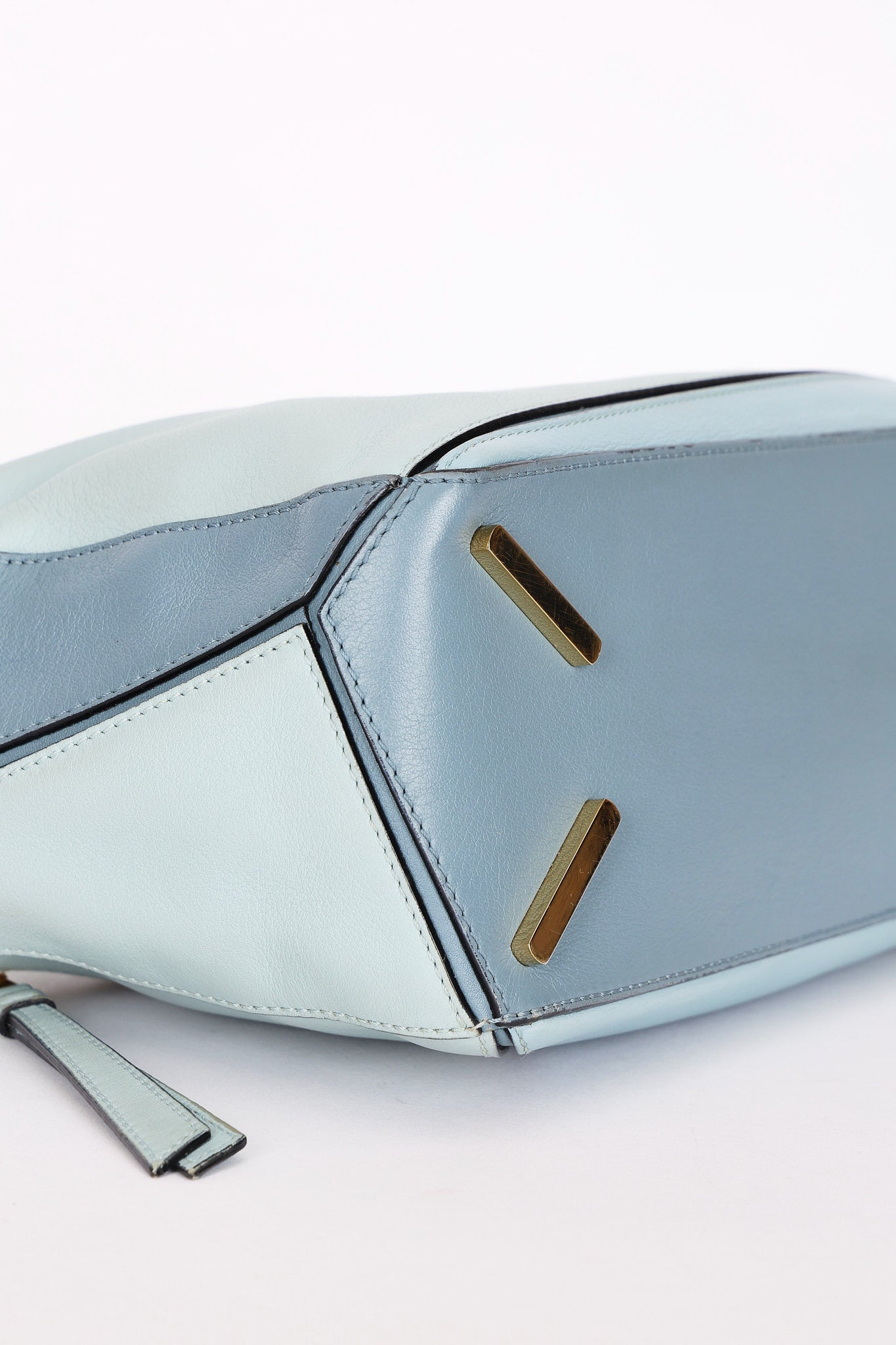 Loewe Tricolor Small Puzzle Bag Blue