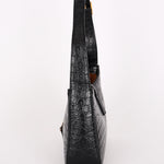 Saint Laurent Le 5 A 7 Shoulder Bag Croc Embossed