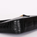 Saint Laurent Le 5 A 7 Shoulder Bag Croc Embossed