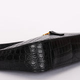 Saint Laurent Le 5 A 7 Shoulder Bag Croc Embossed