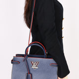 Louis Vuitton Epi Twist Tote Navy 2021