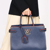 Louis Vuitton Epi Twist Tote Navy 2021