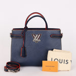 Louis Vuitton Navy Epi Twist Tote