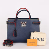 Louis Vuitton Navy Epi Twist Tote