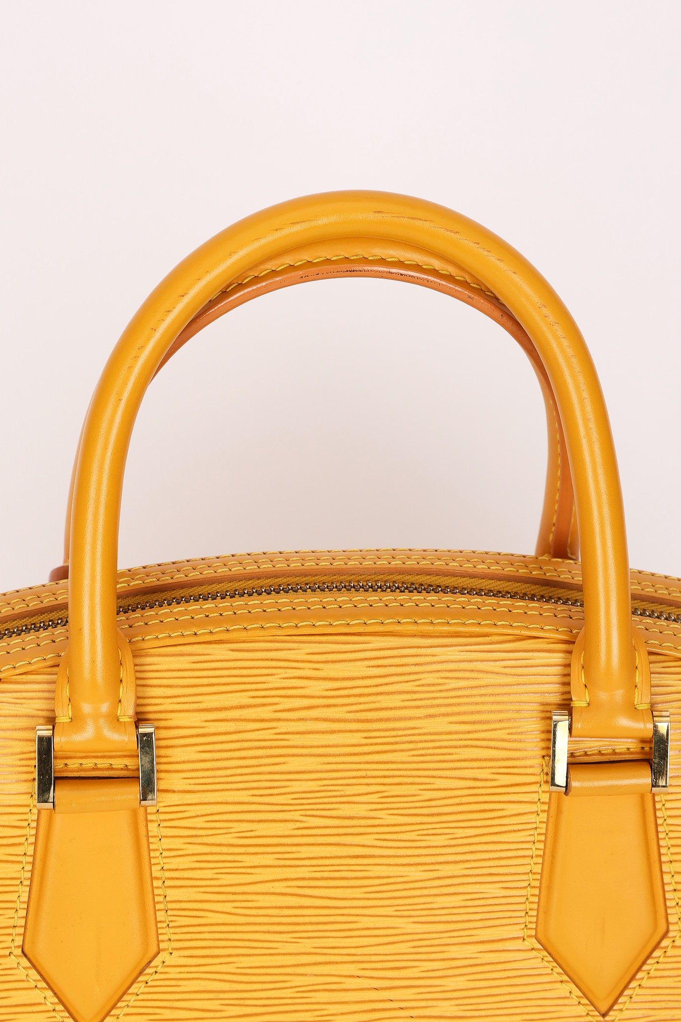 Louis Vuitton Epi Jasmine Top Handle Bag Yellow
