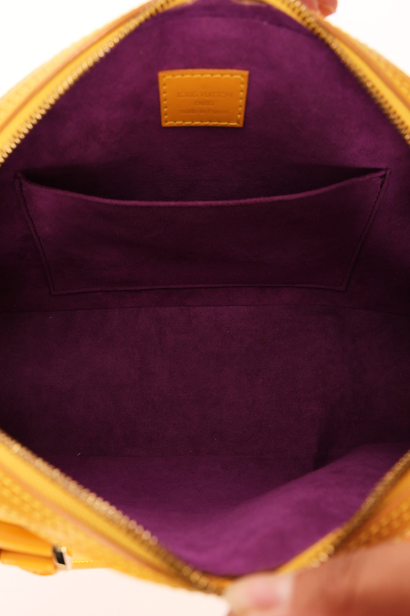 Louis Vuitton Epi Jasmine Top Handle Bag Yellow