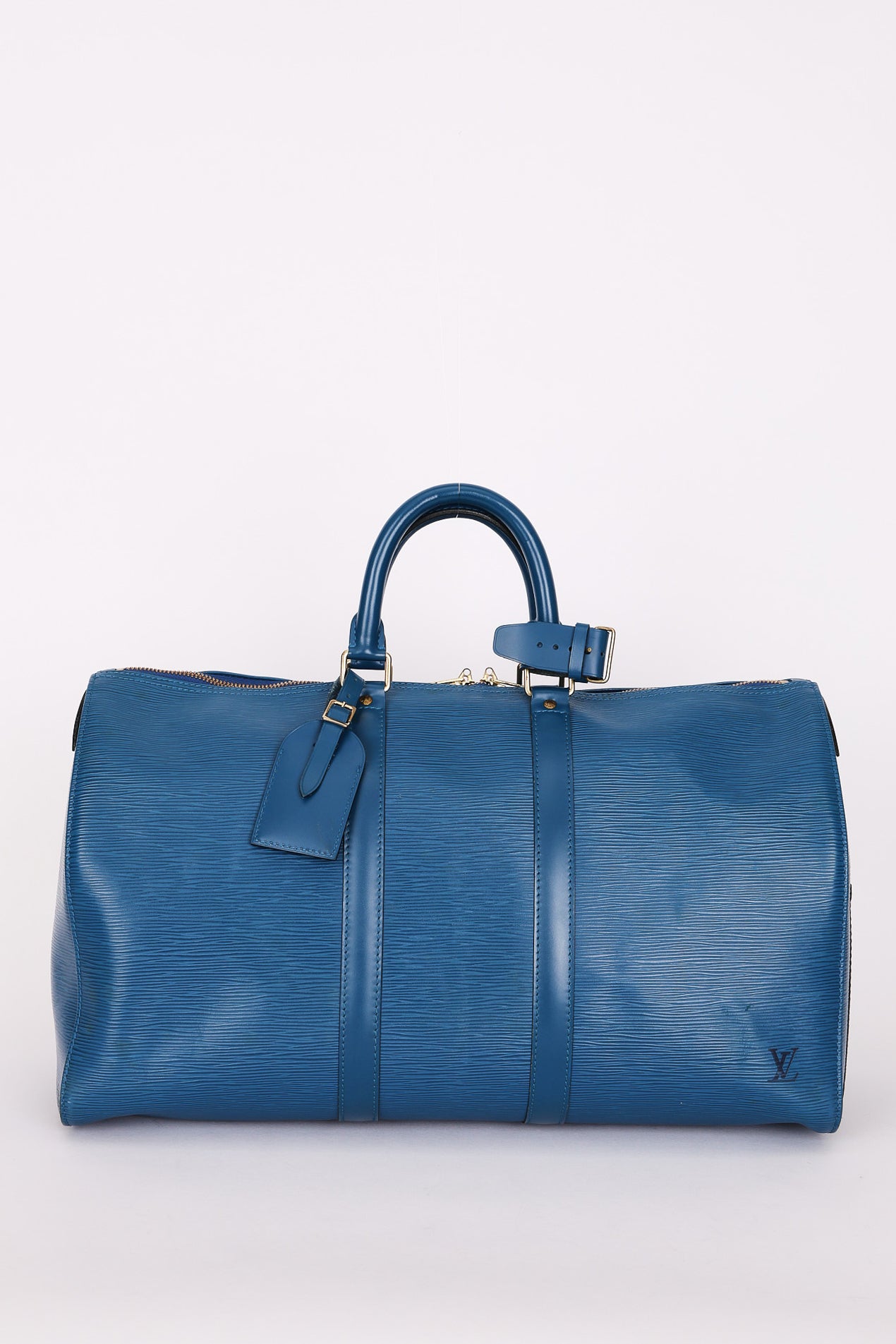 Louis Vuitton Epi Keepall 45 Blue