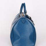 Louis Vuitton Epi Keepall 45 Blue