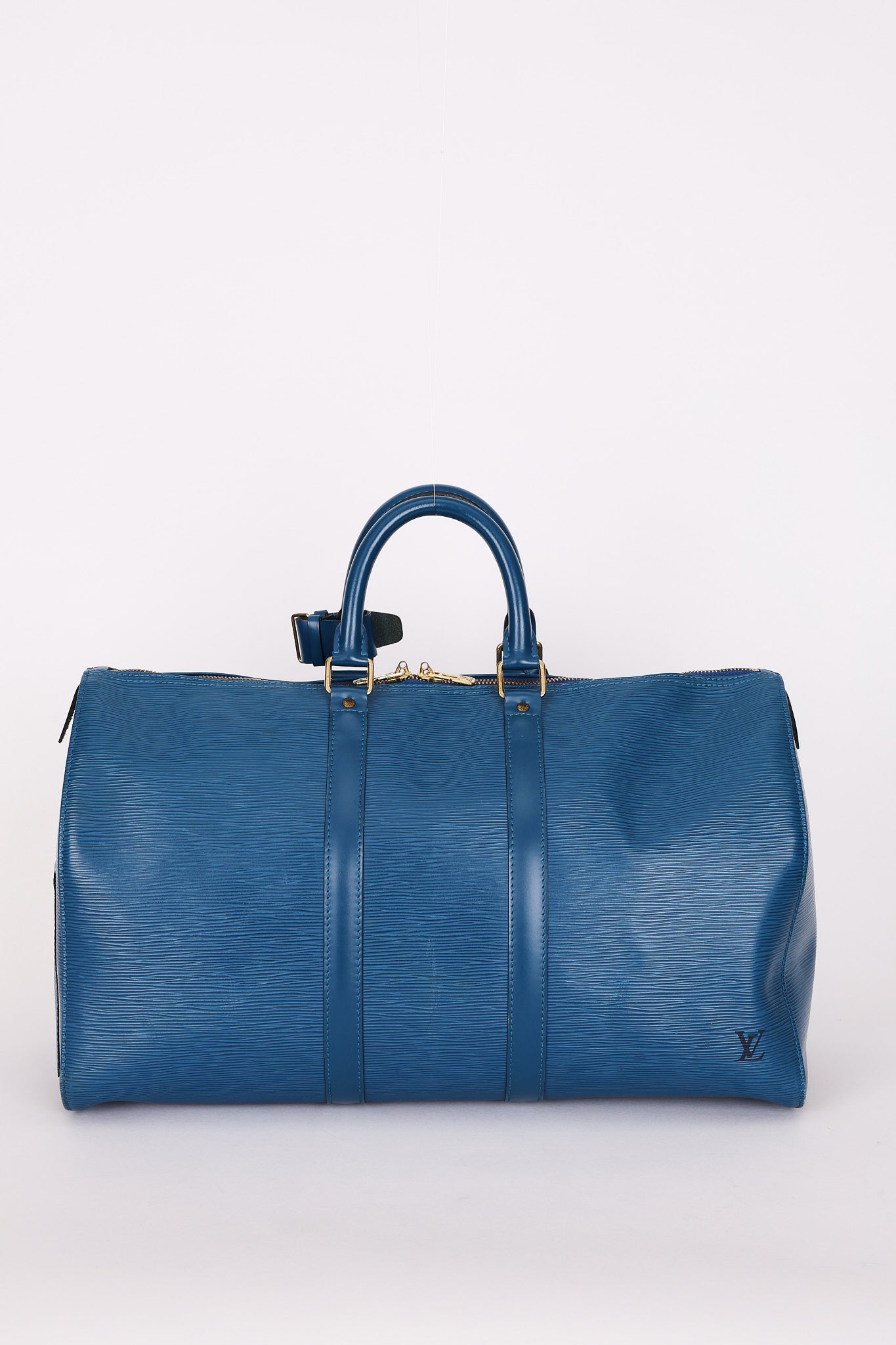 Louis Vuitton Epi Keepall 45 Blue