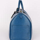 Louis Vuitton Epi Keepall 45 Blue