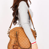 Gucci Medium Guccissima Charm Dome Satchel