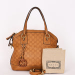 Gucci Medium Guccissima Charm Dome Satchel
