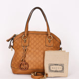 Gucci Medium Guccissima Charm Dome Satchel