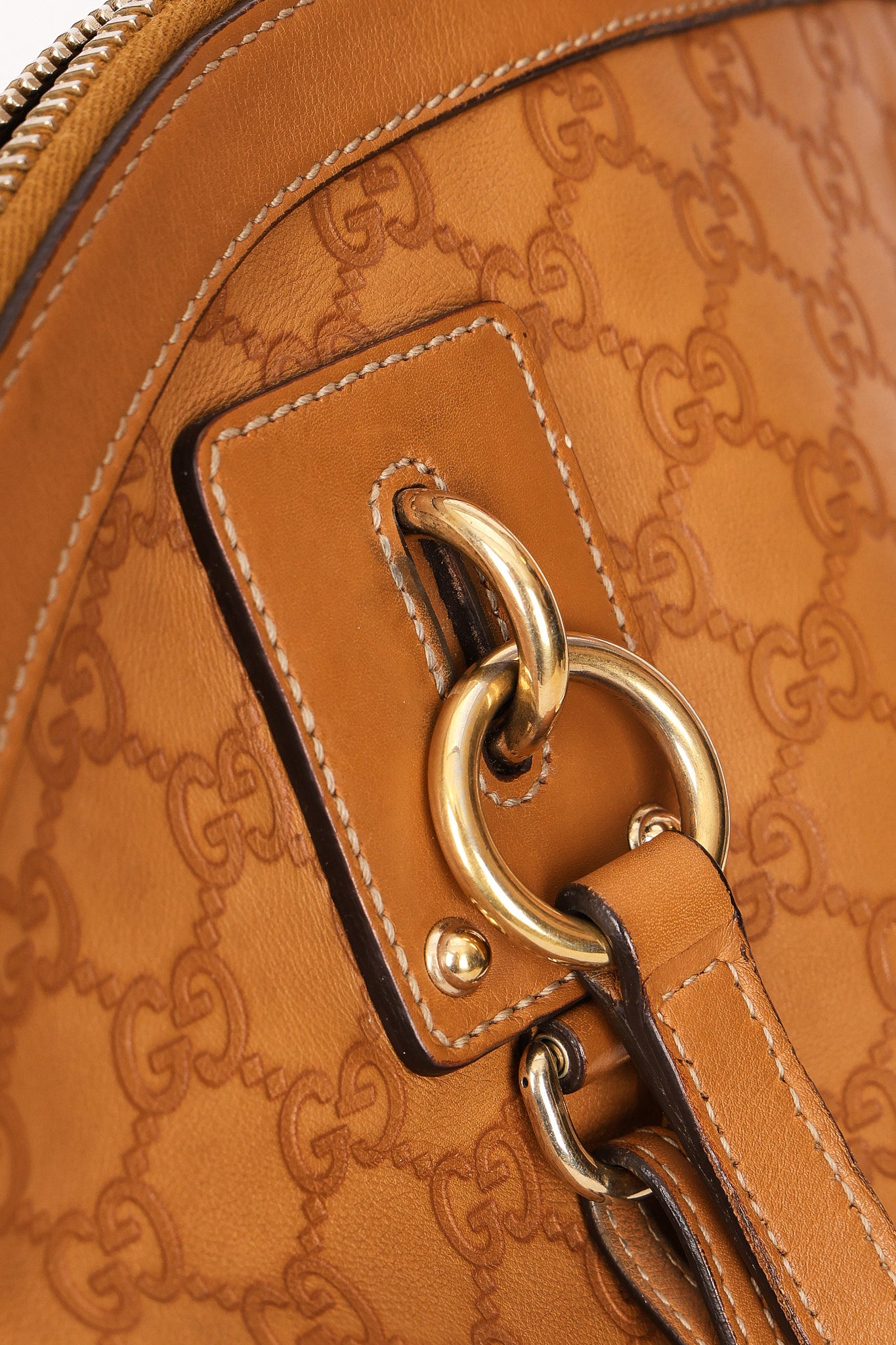Gucci Medium Guccissima Charm Dome Satchel