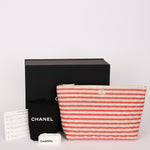 Chanel Striped Tweed Pouch CGHW