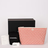 Chanel Striped Tweed Pouch CGHW