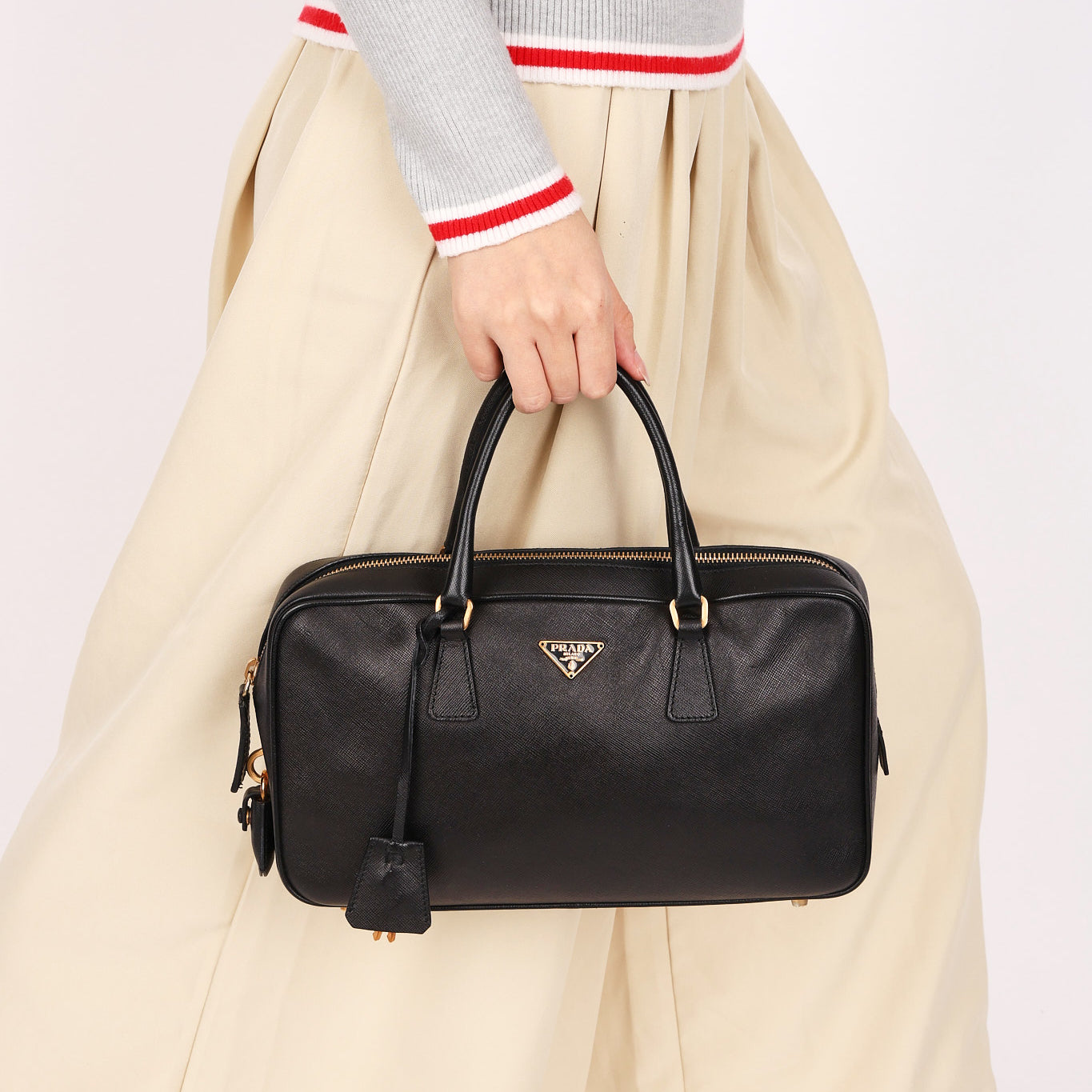 Prada Bauletto Top Handle Bag