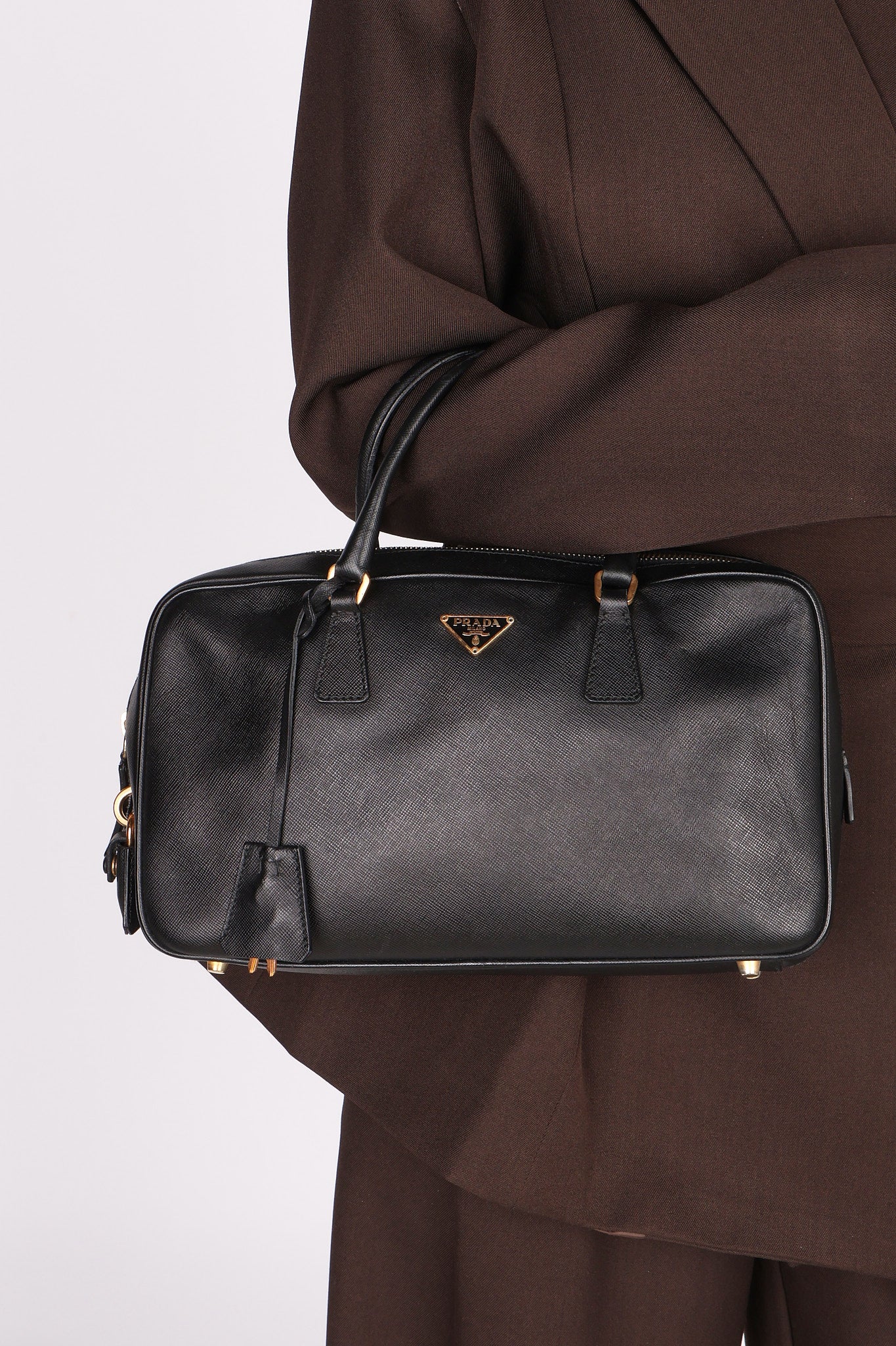 Prada Bauletto Top Handle Bag