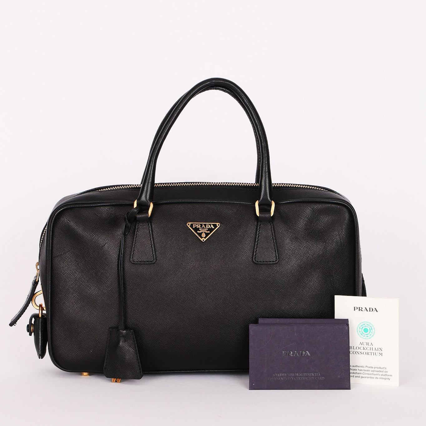 Prada Bauletto Top Handle Bag