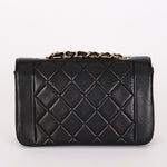 Chanel Small Diana Flap Black Lambskin 24K GP
