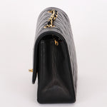 Chanel Small Diana Flap Black Lambskin 24K GP