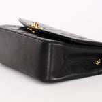 Chanel Small Diana Flap Black Lambskin 24K GP