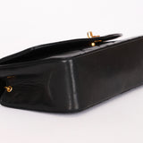 Chanel Small Diana Flap Black Lambskin 24K GP
