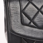 Chanel Small Diana Flap Black Lambskin 24K GP