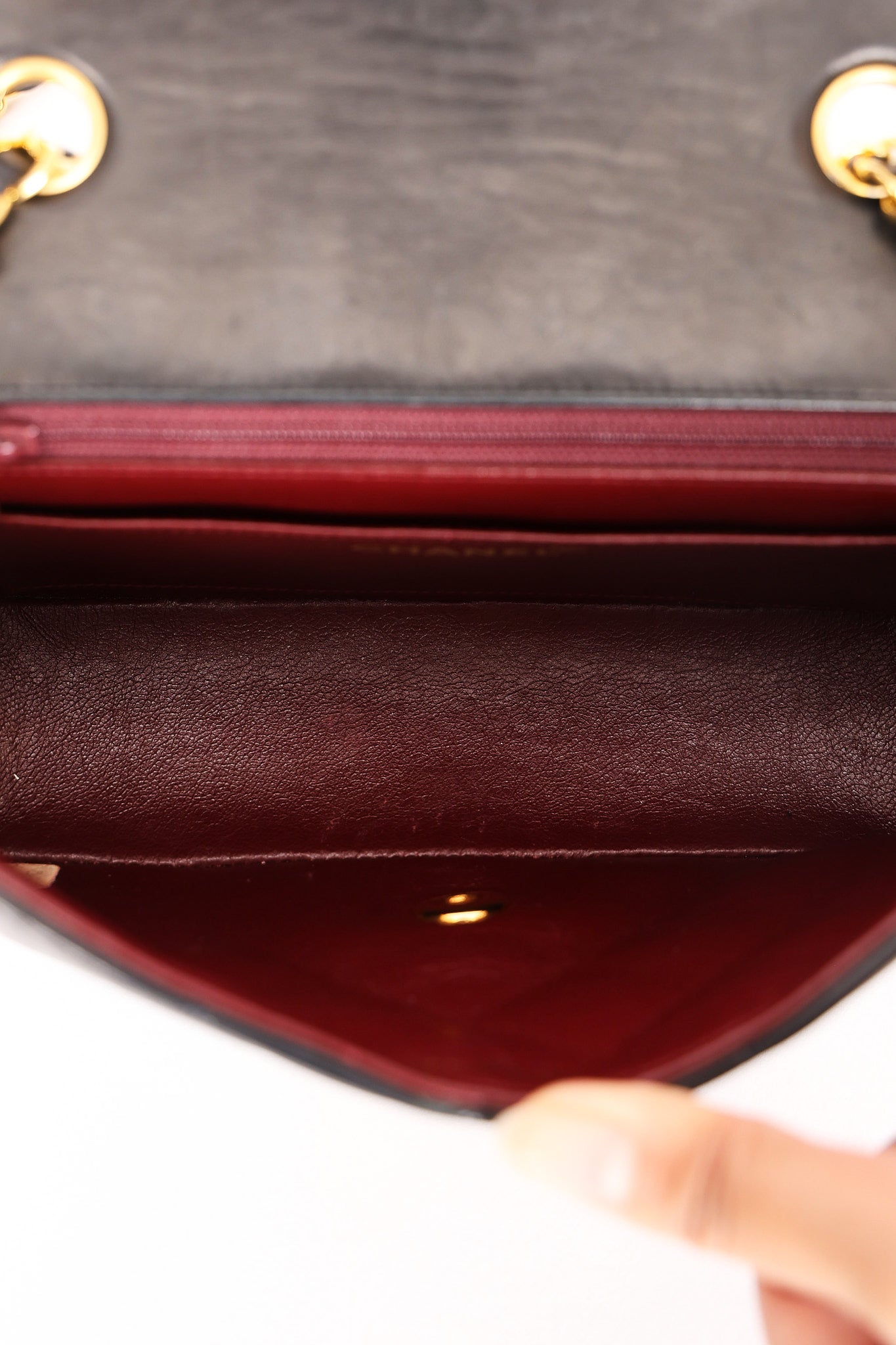 Chanel Small Diana Flap Black Lambskin 24K GP