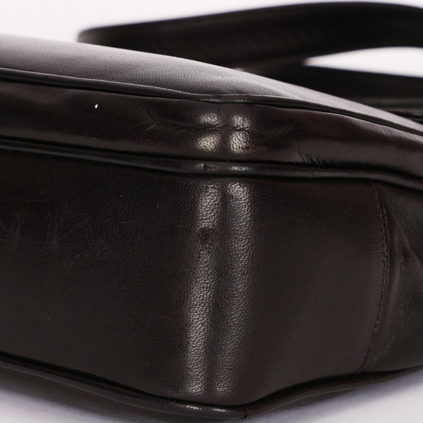 Chanel Turnlock Front Pocket Shoulder Bag Black Lambskin 24K GP