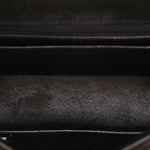Chanel Mini Square Flap Black Suede 24K GP