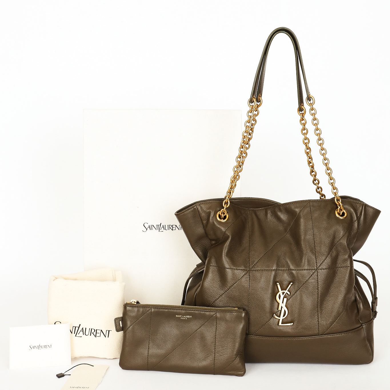 Saint Laurent Small Jamie Shopping Tote Light Musk
