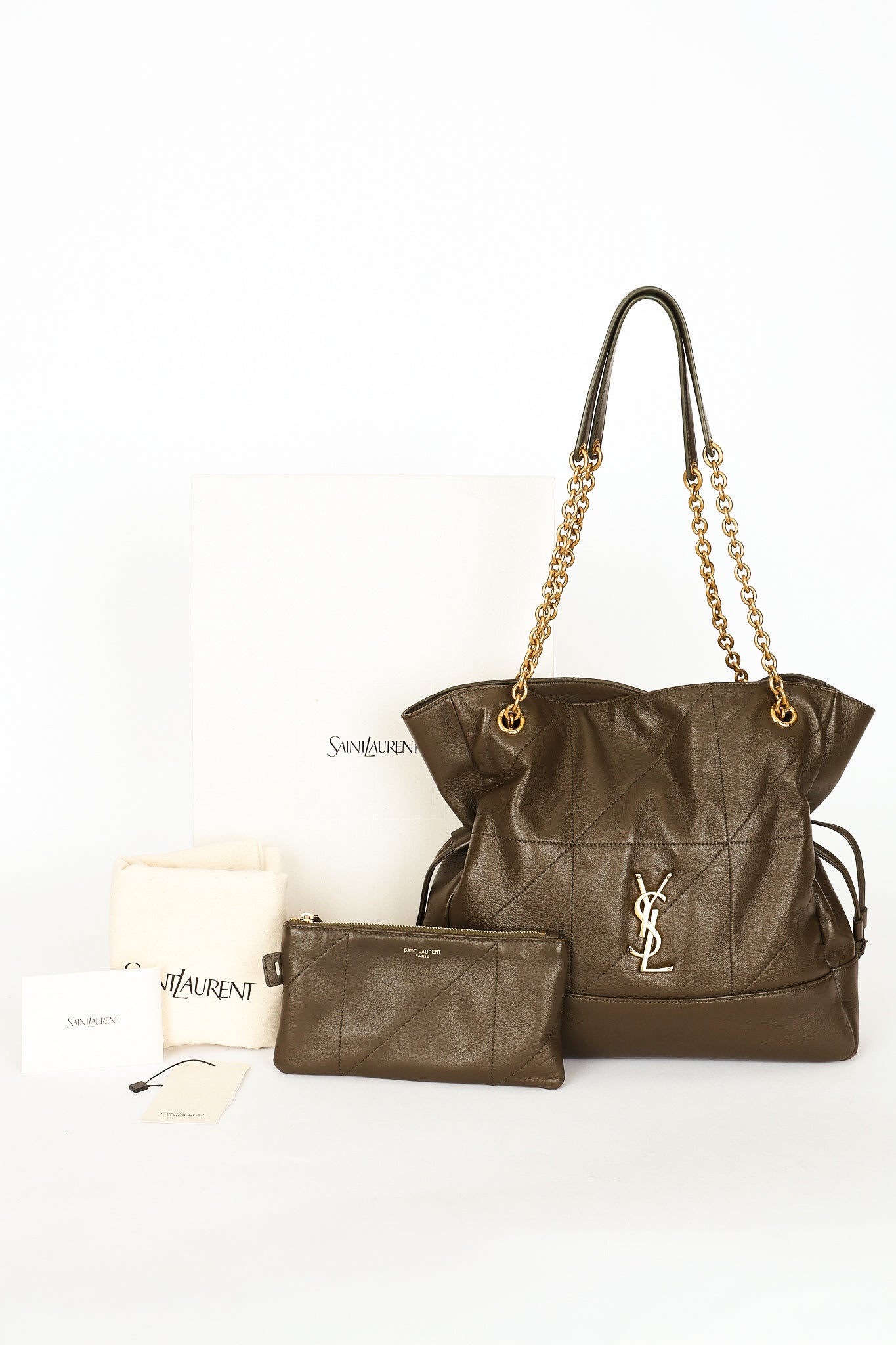 Saint Laurent Small Jamie Shopping Tote Light Musk