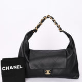 Chanel Maxi CC Hobo Black Calfskin 2025 AGHW
