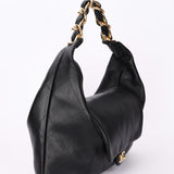 Chanel Maxi CC Hobo Black Calfskin 2025 AGHW