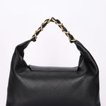 Chanel Maxi CC Hobo Black Calfskin 2025 AGHW