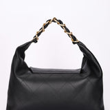 Chanel Maxi CC Hobo Black Calfskin 2025 AGHW