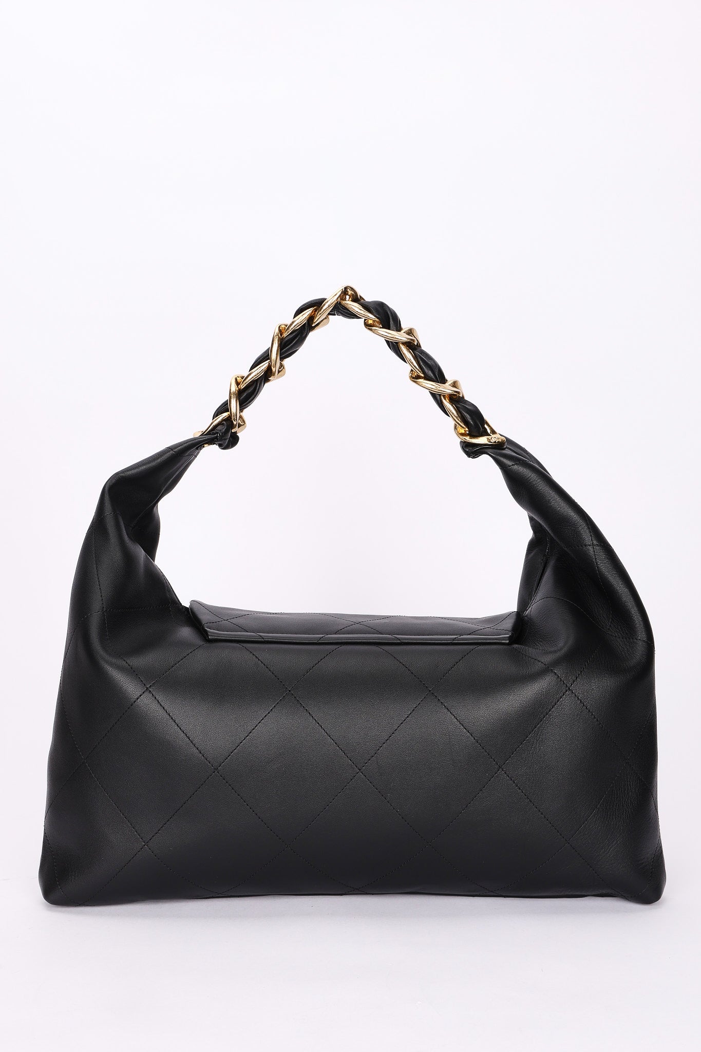 Chanel Maxi CC Hobo Black Calfskin 2025 AGHW