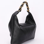 Chanel Maxi CC Hobo Black Calfskin 2025 AGHW