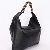 Chanel Maxi CC Hobo Black Calfskin 2025 AGHW