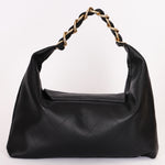 Chanel Maxi CC Hobo Black Calfskin AGHW