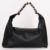 Chanel Maxi CC Hobo Black Calfskin AGHW
