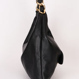 Chanel Maxi CC Hobo Black Calfskin AGHW