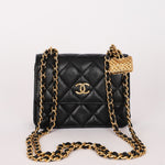 Chanel Mini Wallet on Chain Black Caviar GHW