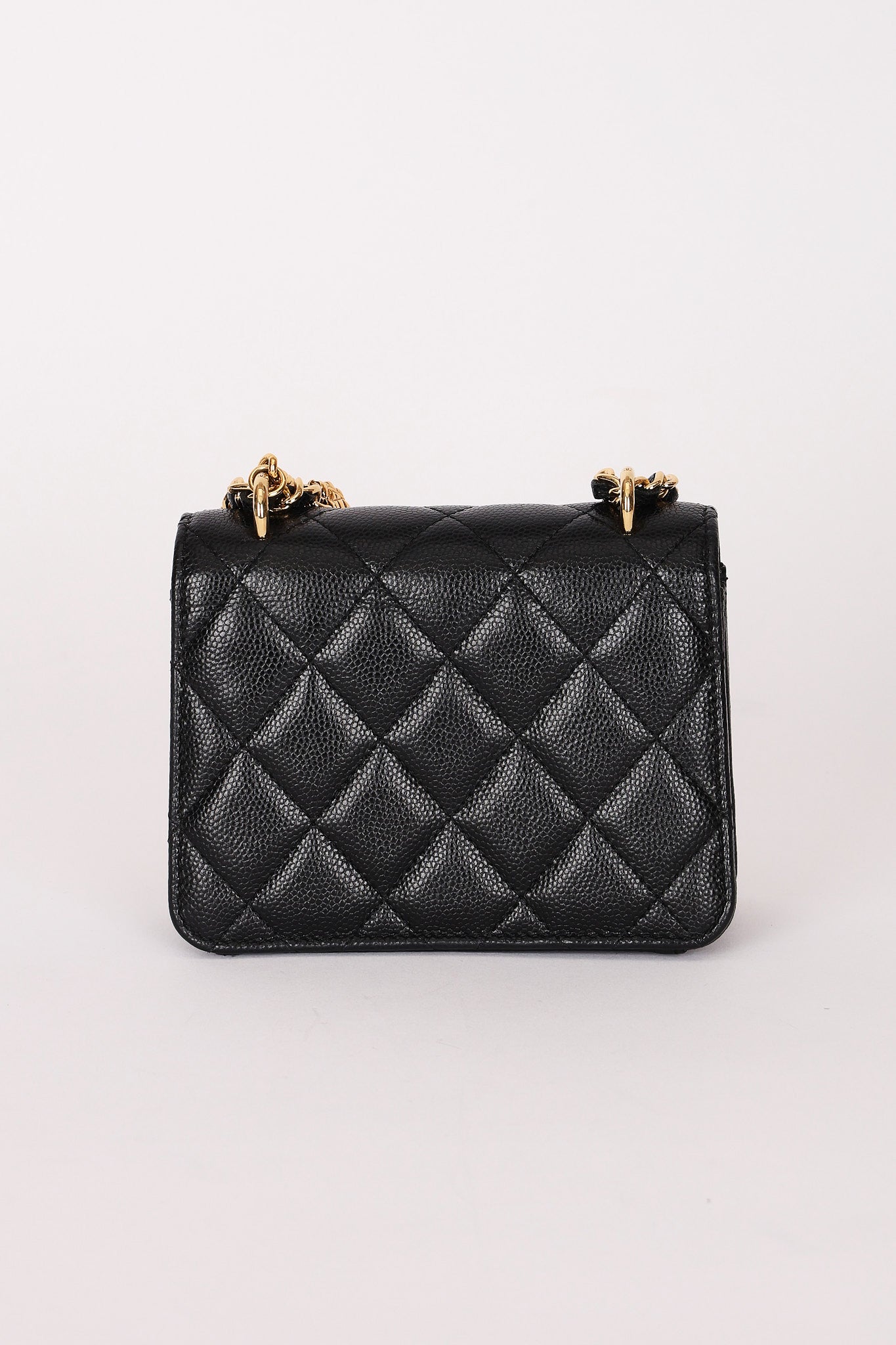 Chanel Mini Wallet on Chain Black Caviar GHW